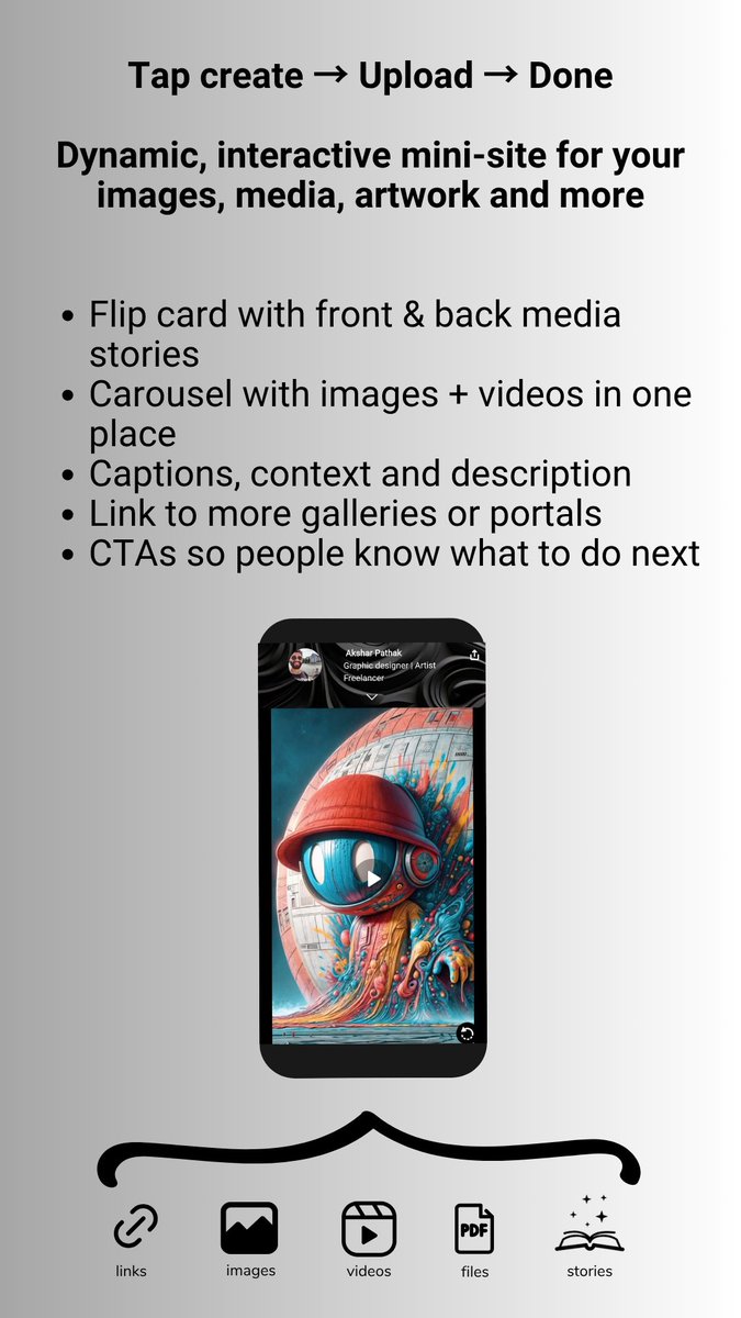 NetblitzApp's tweet image. Turn your images into a shareable QR-powered portal. Gallery ready in minutes.

Here's how to do it...
#digitalalbum #QRcodemarketing #digitalstorytelling