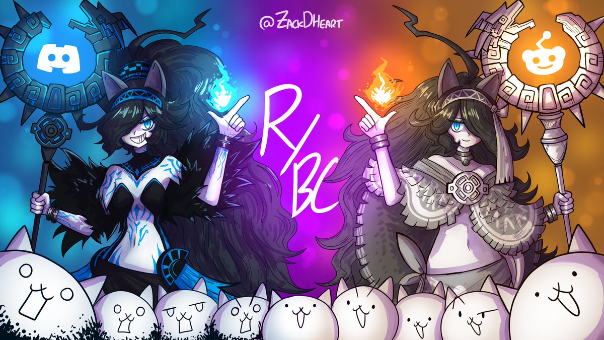 ZackDHeart's tweet photo. Wanted to remake the RBC banner I made in 2021 to see how much I have improved in these years. Absolute Cinema
#TheBattleCats  #にゃんこ大戦争 https://t.co/tKA1KcBaPU