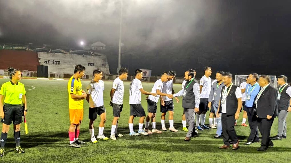 YanthungoPatton's tweet photo. Attended the Semi Final 2 clash of the 24th Dr. T. Ao Trophy today between Niuland and Kohima. A spirited contest, rich with talent, grit and sportsmanship. 

It was heartening to see our young athletes giving their all on the field, playing not just for victory, but for pride, unity, and the love of the game. 

Niuland's composure under pressure made the difference tonight, booking them a well-earned spot in the finals. Congratulations.

Kohima, on the other hand, gave everything they had and pushed the contest to its limits — a performance that will be remembered for its intensity.

This tournament continues to reflect the strength of football across our districts and the promising future of sports in Nagaland.

I was accompanied by Advisor Er. Kropol Vitsu, Advisor Shri A. Pangjung Jamir, MLA Dr. Tseilhoutuo Rhutso, and MLA Shri  B. Bangtick Phom.
