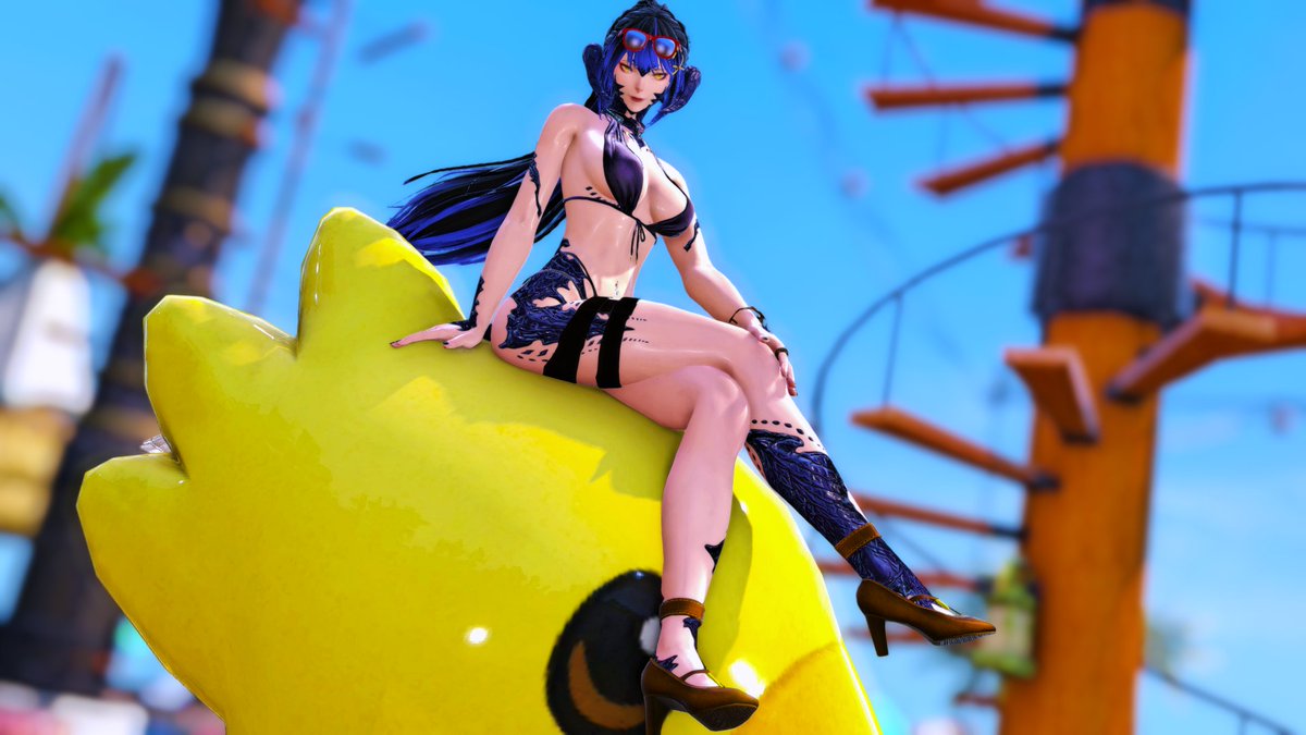 It’s summer time 🌞— so, do you have someone to hit the beach with yet?😋
#GPOSERS /#au_ra /#ffxivsnaps