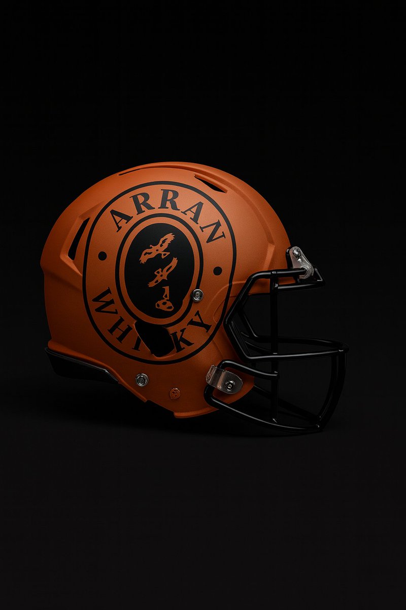 ScotlandNFL's tweet photo. Delighted to announce that, in our closest contested division so far, @Arranwhisky 10 year old came out on top and secures a place in the Stramash! #WhiskyBowl unpeated playoff/semi final to determine the best Scotch for £60 or less

A wee concept helmet for them too 👀 https://t.co/S6dozHNTFk
