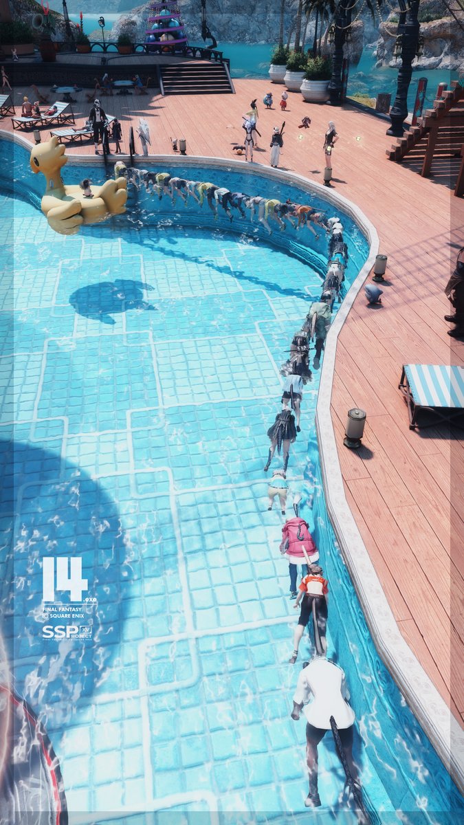 ExeWesfv's tweet image. こういうときに一致団結するアトモス民大好き (´ー`)
#FF14 #Atomos #紅蓮祭2025