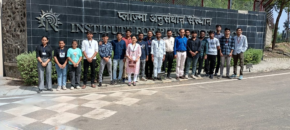 gecm_official's tweet photo. Industry visit of Institute of Plasma Research, Ahmedabad. Students of Computer Engineering & Information Technology joined this visit and understood operations of IPR.
#gecm https://t.co/WP7KcmxPCJ