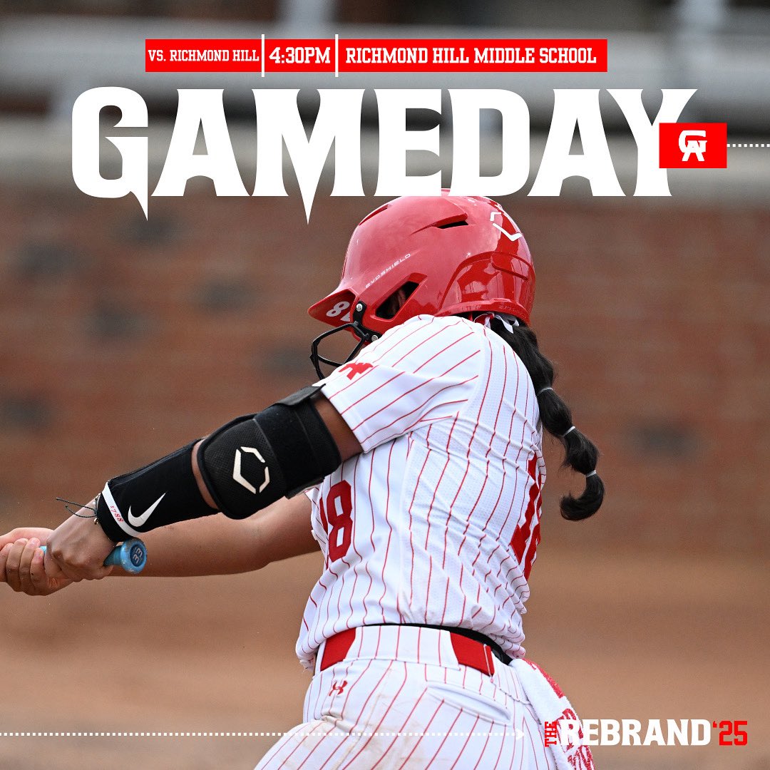 𝐍𝐨 𝐫𝐞𝐬𝐭 𝐟𝐨𝐫 𝐭𝐡𝐞 𝐰𝐞𝐚𝐫𝐲💯

🆚Richmond Hill
🏟️Richmond Hill Middle School
⏰4:30PM

#TheRebrand25 x #GoTerrors