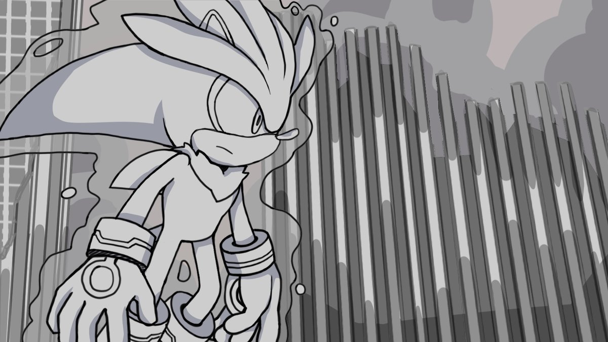 Here's the sketch I did for this drawing!