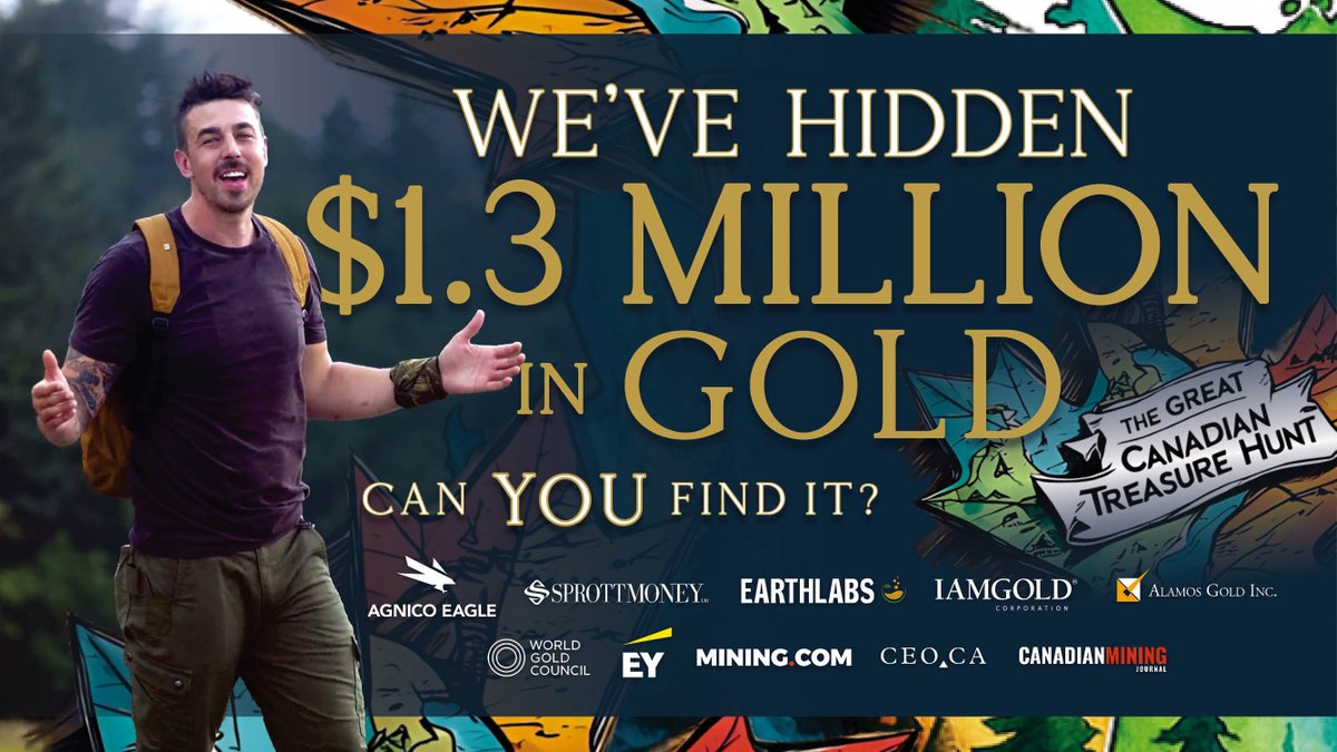 ceodotca's tweet photo. 🚨 $1,300,000 in gold coins are hidden across Canada.
1 massive $1M treasure box. 12 more treasure boxes worth $300K.
Clues are already dropping.

Anyone can find them. 🗺️💰

Read this before you start hunting 👇
#GreatCanadianTreasureHunt https://t.co/FLAttOWJOz