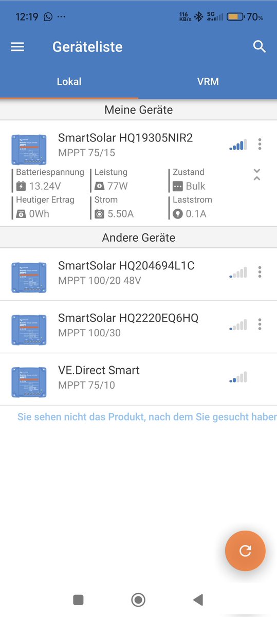 alpentarn's tweet image. Meine bloddy construction für den #Solarcharger Ich sehe da noch einige mehr aus der #Victron family in der Nähe. Ob die alle das Standard PW geändert haben? 🤣