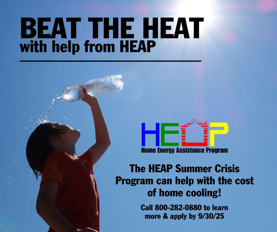 Ohio Association of Foodbanks (@ohiofoodbanks) on Twitter photo Need help with cooling costs? The HEAP Summer Crisis Program offers a one-time payment if your household is ≤175% of FPG.
Eligible if you’re 60+, have a medical condition, face disconnection, or are starting/resolving PIPP.
Apply by Sept. 30 by calling (800) 282-0880 Need help with cooling costs? The HEAP Summer Crisis Program offers a one-time payment if your household is ≤175% of FPG.
Eligible if you’re 60+, have a medical condition, face disconnection, or are starting/resolving PIPP.
Apply by Sept. 30 by calling (800) 282-0880