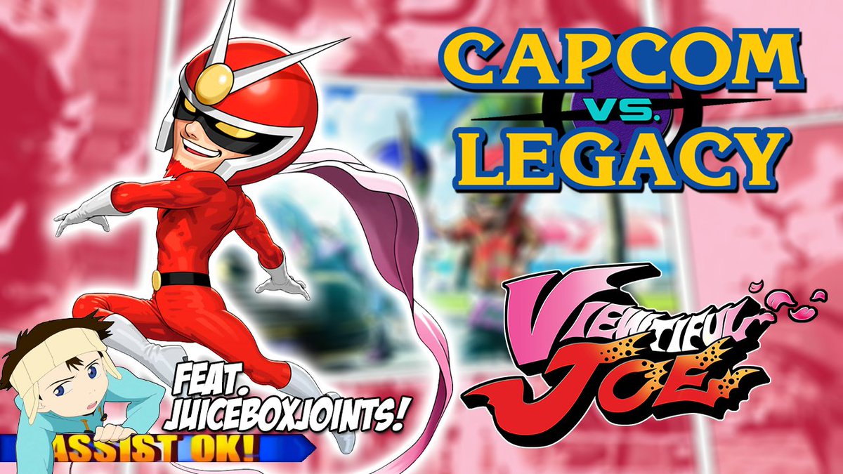 SeventhForce's tweet photo. New video! A bunch of Capcom series were born during the Vs. games mid 2000s hiatus but luckily the most viewtiful one made a big splash in the series. Here's a dive to Viewtiful Joe's Vs. appearances, and a huge thanks to @JuiceboxJoints for directing/scripting the intro! https://t.co/yzscRrZMbc