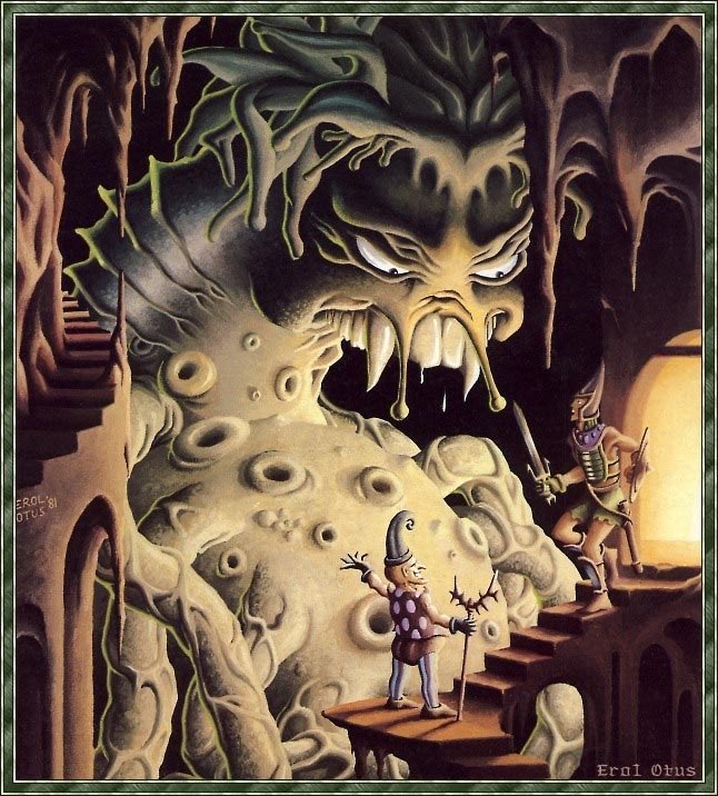 “My friend thinks you’re cute, would you like to meet her?”

Erol Otus for the Wednesday. 

#ADnD #ODnD #DnDBasic #DnD #HolmesBasic #oldschoolttrpg #dungeonsanddragons #BXDnD