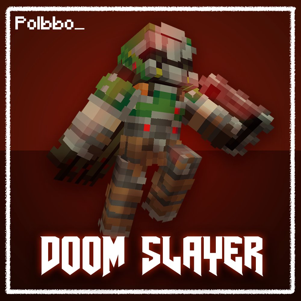 PolbboDraws's tweet photo. DOOM SLAYER - Minecraft X DOOM: The Dark Ages

I am working on a project where I make skins with CPM of every major character of DOOM: The Dark Ages. The pack will be available in my Ko-Fi soon!

Edited with @blockbench 

#Minecraft #DOOMTheDarkAges #Blockbench  #Doomslayer https://t.co/aeaPF6NVQA
