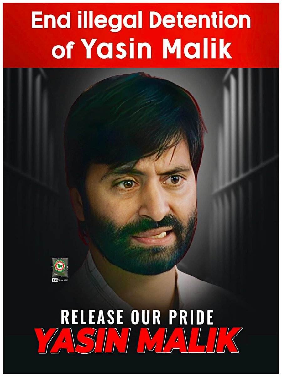 Yasin Malik, our national hero, has been the worst victim of political vendetta.
#ReleaseYasinMalik