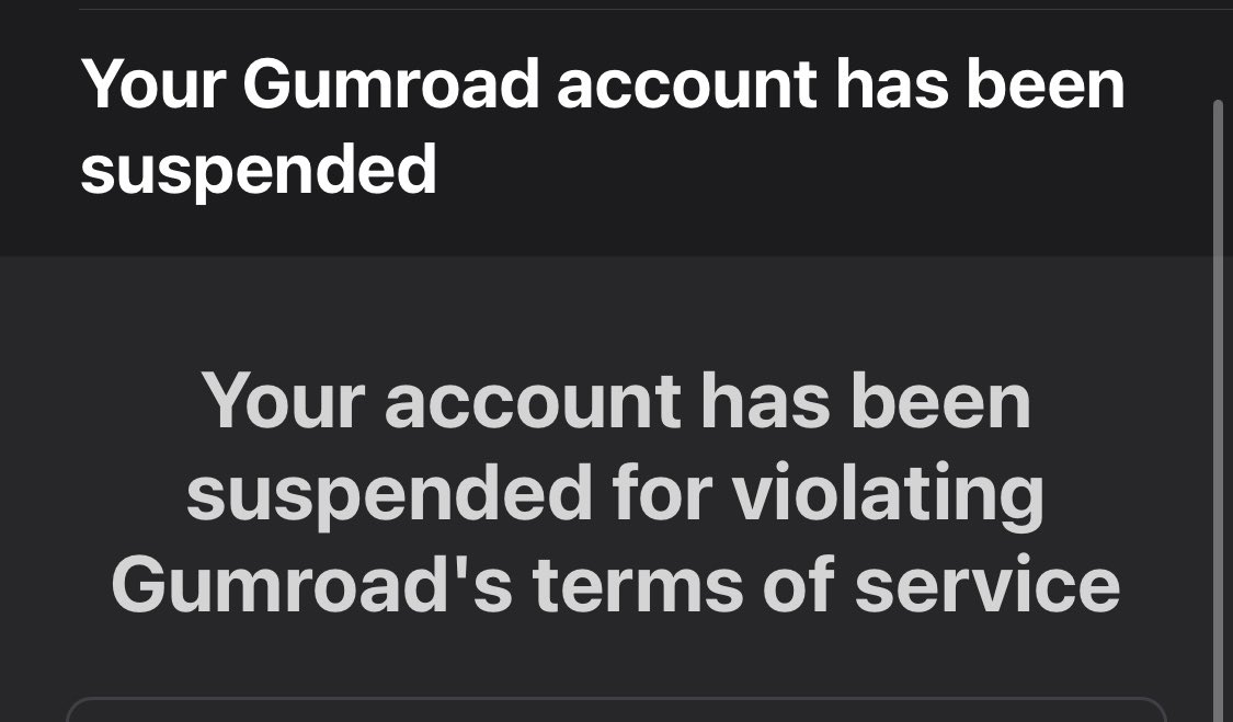 I wasn’t using this anymore, but reminder that gumroad will suspend your account for NSFW and take the money in there. (For me it was $7, but I still am mad about it)