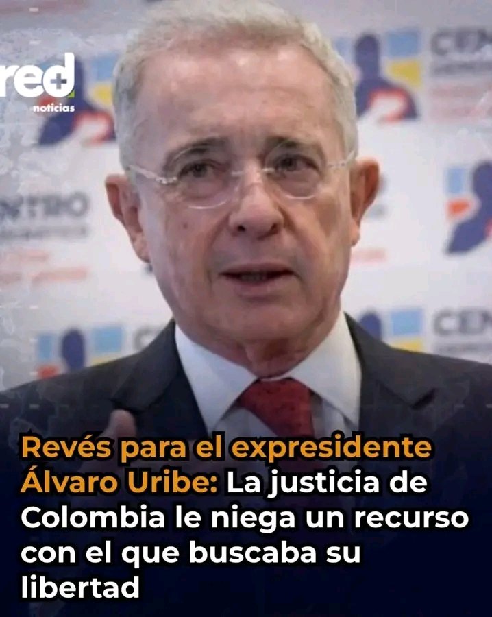 LinaLen66067444's tweet photo. No hay mal que dure cien años! Alvaro Uribe Vélez acostumbrado a manejar la justicia a su antojo, ahora se enfrenta a la realidad. https://t.co/YEGsTKRjqm