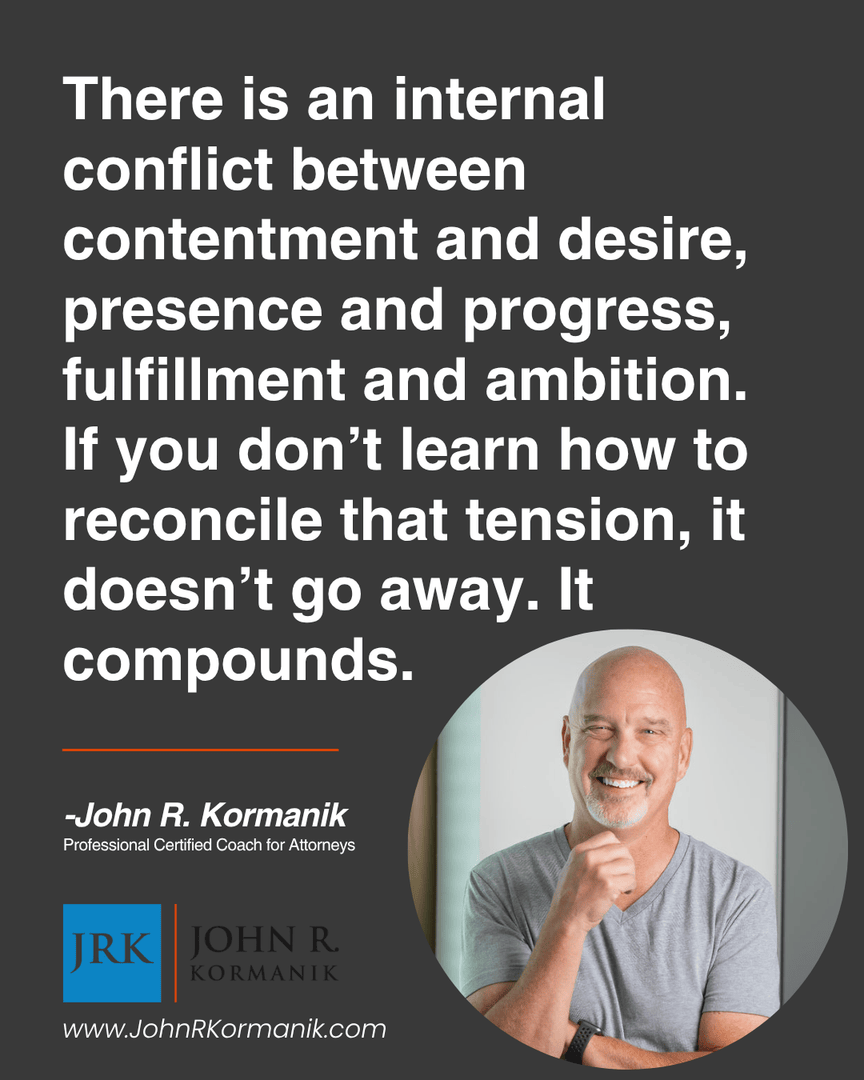 Gratitude isn’t the opposite of ambition—it’s what fuels sustainable success. Without it, ambition burns you out. With it, you grow with clarity.

More on balancing both: johnrkormanik.com/blog/how-elite…

#LawFirmLeadership #LawyerCoaching