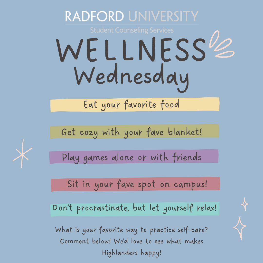 Radford University Student Counseling Services tweet media