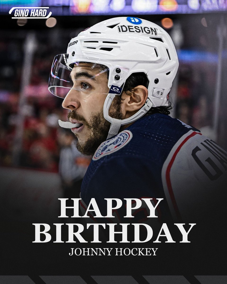 GinoHard_'s tweet photo. Remembering Johnny Gaudreau on what would have been his 32nd birthday 💙❤️ https://t.co/XMXZyJltFF