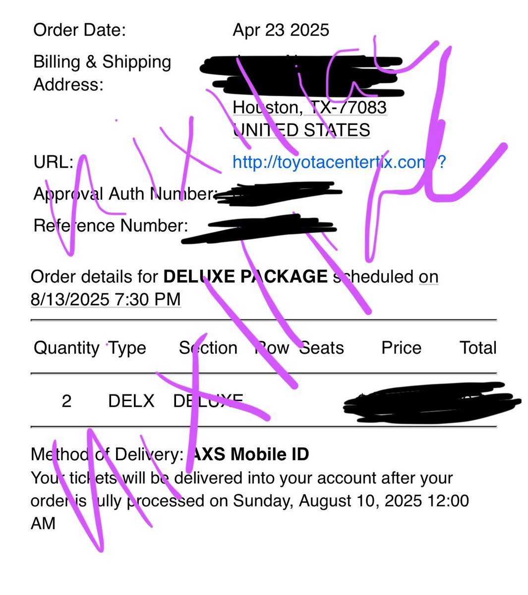 WTS 1 Enhypen VIP 2 in Houston Day 2 (August 13)

selling for under face value (reason: friend can’t make it)

dm if you’re interested! 😊 can show proof and lots of selling proof!