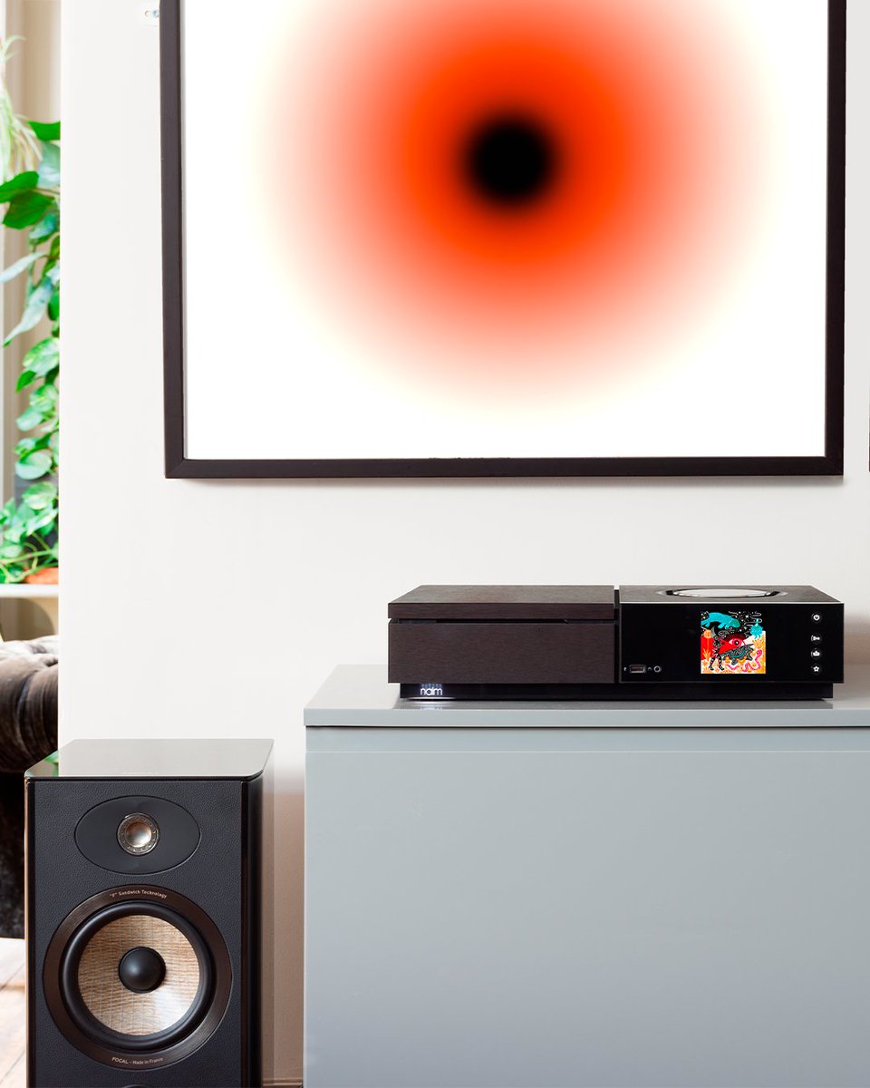 Uniti Star is a one-box streaming amplifier with an in-built CD player. Rip, store and impeccably playback your CD collection; stream your favourite artists in hi-fi resolution; tune into your favourite radio stations and even elevate your TV sound.