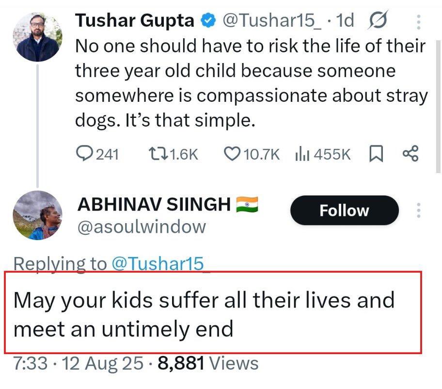 Tushar15's tweet photo. This MF has deleted his vile and sickening reply after I called out his unusual trip to Pakistan earlier this year. In one of his blogs, updated after the Pahalgam attack, he was hailing Pakistan as a tourist destination. 

@Uppolice @DelhiPolice https://t.co/CPKCYZigWb