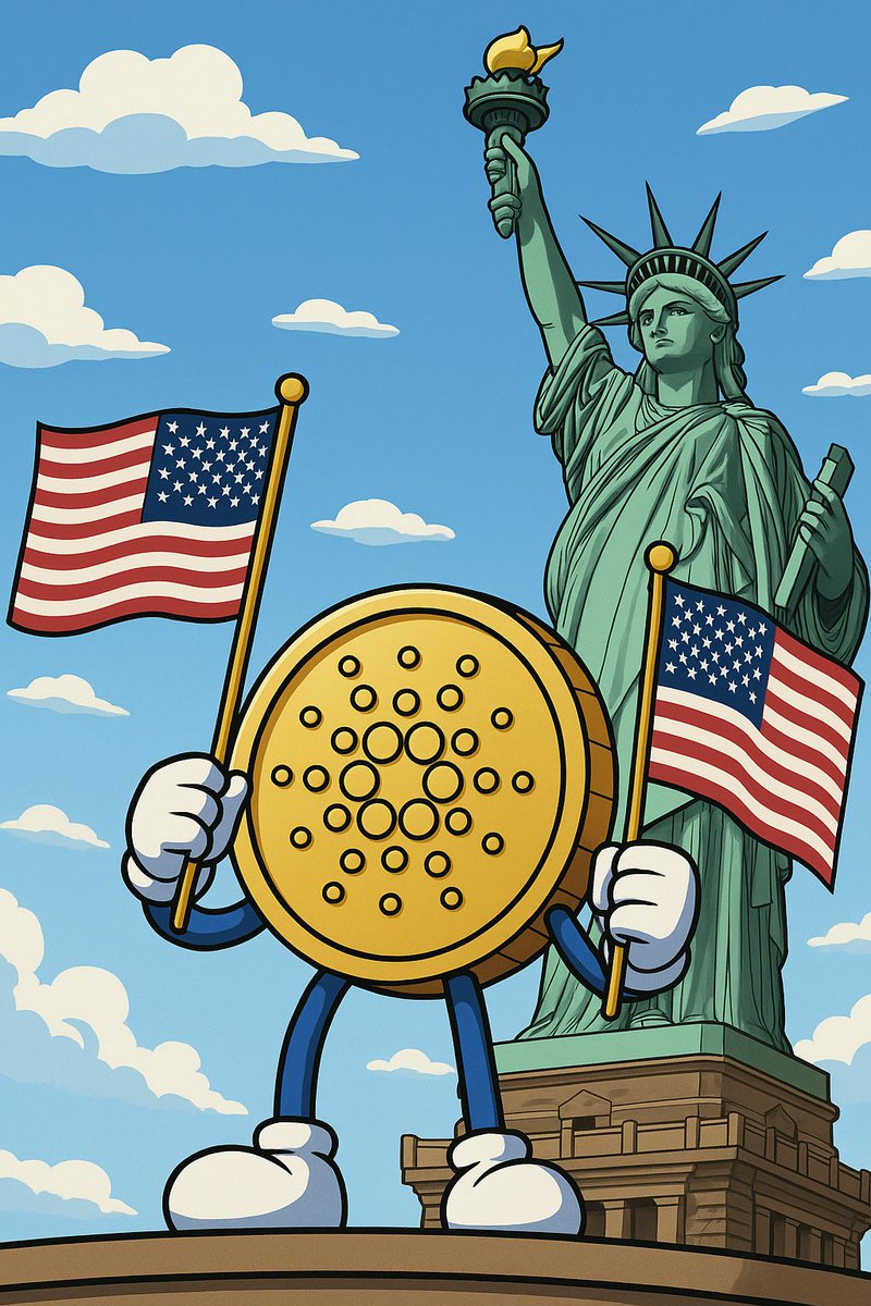 TapTools's tweet photo. Like this post if Cardano $ADA is your favorite American made crypto 🇺🇸 https://t.co/4wnx3Tuolg