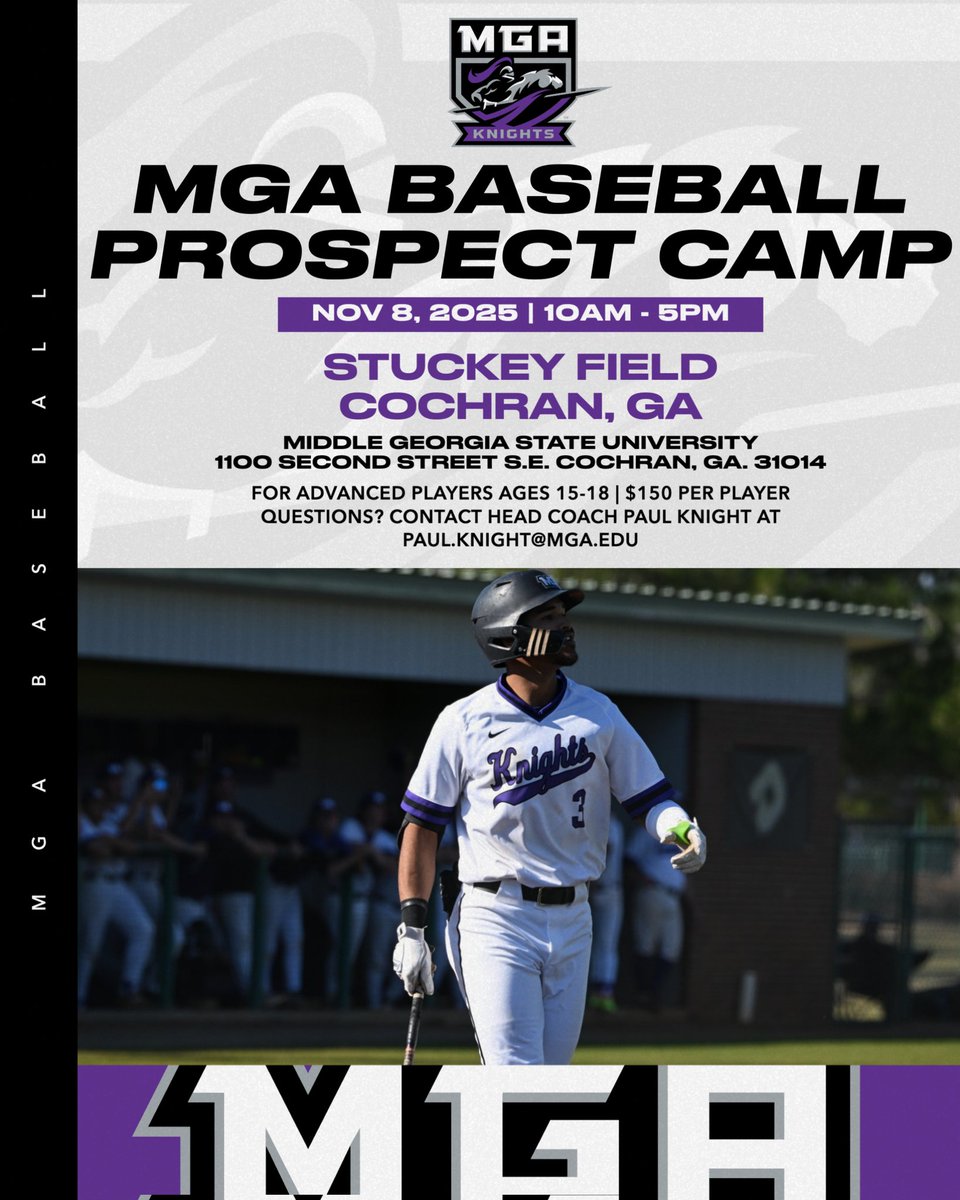 Middle GA Baseball (@m_g_baseball) on Twitter photo Pπππππππ Cπππ - Uπππππππ
Sππππππ
π
: 11/8/25
π: Cππππππ Cπππππ - Sππππππ Fππππ
β°οΈ: 10ππ - 5ππ
π: mga.edu/camps
π£β«οΈ #CπππTπMππ
π
ππ #FπππππKππππππ Pπππππππ Cπππ - Uπππππππ
Sππππππ
π
: 11/8/25
π: Cππππππ Cπππππ - Sππππππ Fππππ
β°οΈ: 10ππ - 5ππ
π: mga.edu/camps
π£β«οΈ #CπππTπMππ
π
ππ #FπππππKππππππ