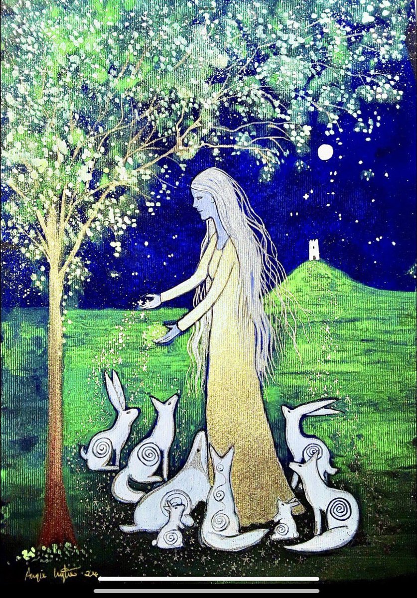 ScorpioLisaM's tweet photo. On Wednesdays we wear yellow. Art by Angie Livingstone. #coloroftheday #WednesdayVibes #WednesdayMagic #WomensArt https://t.co/ZZb1Pij3WD