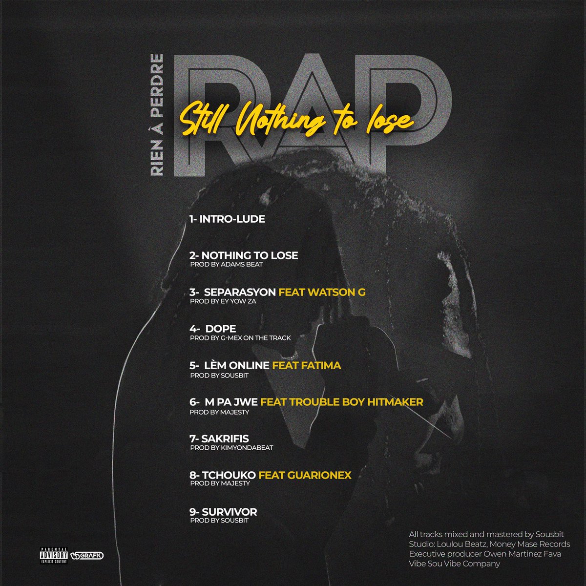 STILL NOTHING TO LOSE TRACKLIST 💽