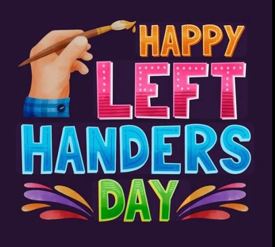 TheRobFields's tweet photo. #lefthandedday https://t.co/33NuLU3cZ2