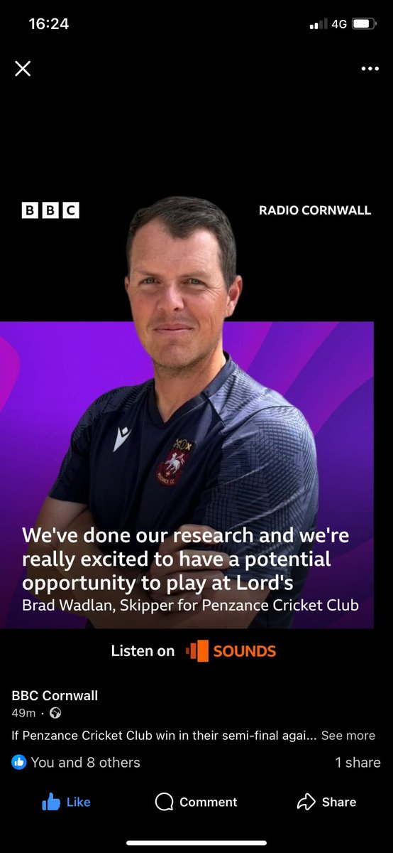 “We are excited to represent the town and county this weekend. We want to put on a big performance in front of our loyal supporters and sponsors this Sunday “

bbc.co.uk/sounds/play/p0…