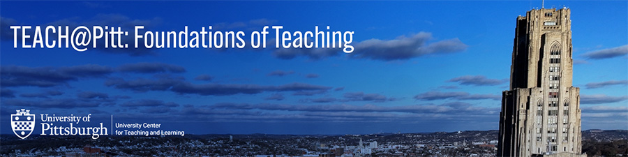 The Foundations of Teaching module, the first in the TEACH@Pitt series, is now open for self-enrollment! This fully online, asynchronous module introduces essential, evidence-based teaching practices &amp; is an optional resource for all Pitt instructors

🔗 » canvas.pitt.edu/enroll/ARYKJP