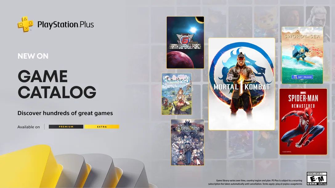 vitorpsarts's tweet photo. 🚨OFICIAL: Jogos do catálogo do PlayStation Plus para agosto foram revelados!

- Mortal Kombat 1
- Marvel’s Spider-Man Remastered
- Sword of the Sea
- Earth Defense Force 6
- Unicorn Overlord
- Atelier Ryza 3
- Harold Halibut
- Coral Island

Clássicos

- RESIDENT EVIL 2
- RESIDENT EVIL 3

Jogos serão liberados na próxima terça-feira.
