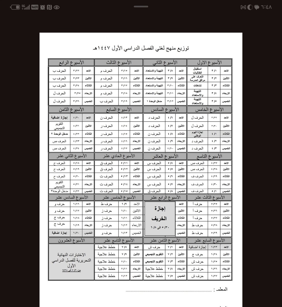 Om_hamad90's tweet photo. توزيع منهح 
#لغتي #الدراسات_الاسلامية
#القران_الكريم_تحفيظ
#صف_اول_ابتدائي
#الفصل_الدراسي_الاول
#١٤٤٧ه‍ 
https://t.co/W72EzcT9H7 https://t.co/sv7gy9vupo