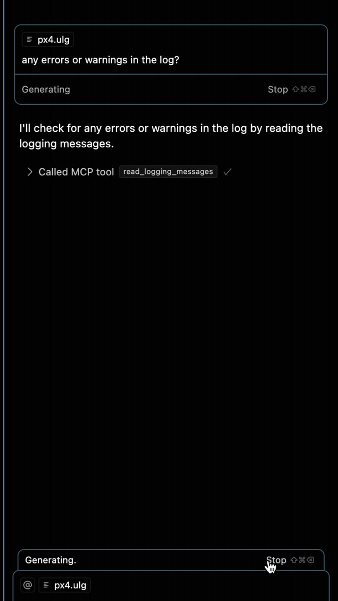 Arun Venkatadri (@arunvenkatadri) on Twitter photo Bagel now works with <a href="/cursor_ai/">Cursor</a>!
Talk to your physical data and get answers - no fuss. Free and Open Source: tinyurl.com/Bagel18228.
<a href="/OpenRoboticsOrg/">Open Robotics</a> <a href="/PX4Autopilot/">PX4 Autopilot</a>
#Robotics #PhysicalAI #EdgeAI #OpenSource #AItools #ROS2 #RobotDev Bagel now works with <a href="/cursor_ai/">Cursor</a>!
Talk to your physical data and get answers - no fuss. Free and Open Source: tinyurl.com/Bagel18228.
<a href="/OpenRoboticsOrg/">Open Robotics</a> <a href="/PX4Autopilot/">PX4 Autopilot</a>
#Robotics #PhysicalAI #EdgeAI #OpenSource #AItools #ROS2 #RobotDev