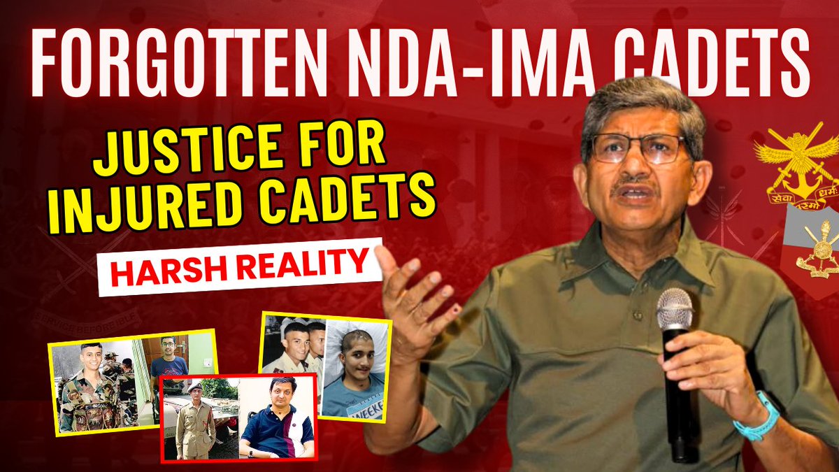Maj Gen (Dr) YashMor (@yashmor5) on Twitter photo Forgotten cadets from NDA and IMA.
Thanks to <a href="/IndianExpress/">The Indian Express</a> for highlighting the issue.
It's a collective failure and time for us to solve the issue of cadets injured in training. I have tried to give few simple and constructive suggestions.
<a href="/adgpi/">ADG PI - INDIAN ARMY</a> <a href="/HQ_IDS_India/">HQ IDS</a> Forgotten cadets from NDA and IMA.
Thanks to <a href="/IndianExpress/">The Indian Express</a> for highlighting the issue.
It's a collective failure and time for us to solve the issue of cadets injured in training. I have tried to give few simple and constructive suggestions.
<a href="/adgpi/">ADG PI - INDIAN ARMY</a> <a href="/HQ_IDS_India/">HQ IDS</a>