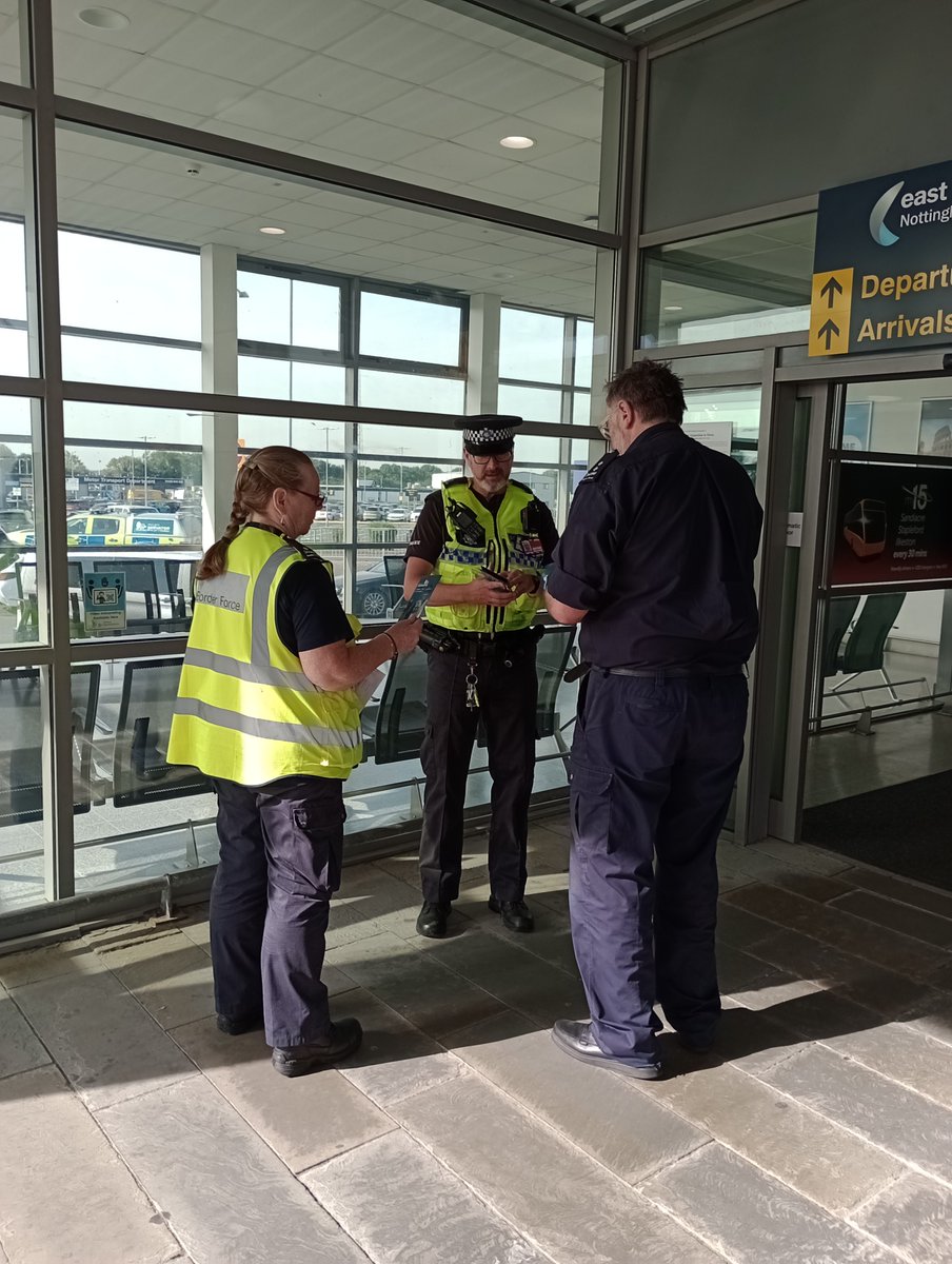 Our specially trained #ProjectServator officers deployed at various locations across <a href="/EMA_Airport/">East Midlands Airport</a> estate today. Engaging with businesses, employees and passengers our aim is to keep EMA safe and secure. All of us can play a key role by reporting anything suspicious.