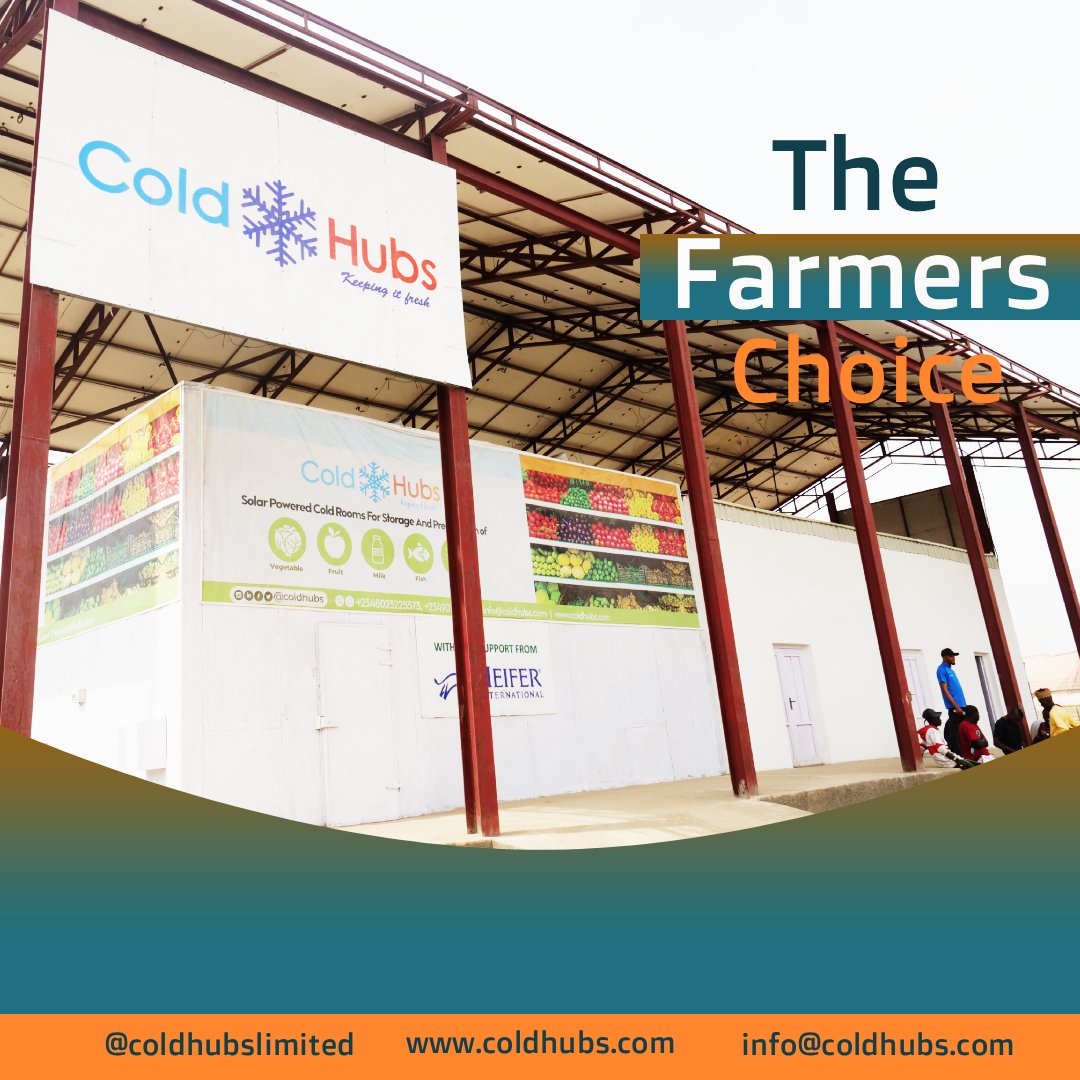 Every farmer deserves to earn more from their hard work — and for over a decade, ColdHubs has been making that a reality by helping them preserve their produce and maximize profits.

#coldhubs #farmers