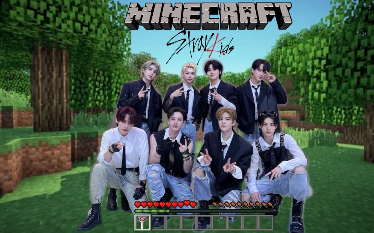 leeleeknower's tweet photo. straykids as minecraft players (a 🧵) https://t.co/J9x6jojMoi