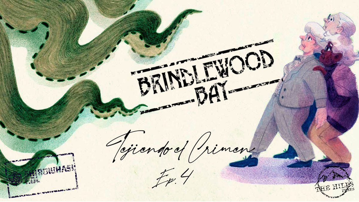 ¡MUCHACHADA ROLERA! 🎲

Esta noche a las 2⃣1⃣:0⃣0⃣ vuelven las ancianitas de  de #BrindlewoodBay de <a href="/TheHillsPress/">The Hills Press</a> 

"TEJIENDO EL CRIMEN", escenario propio.🧵

<a href="/AikiGuille/">🎲 AikiGuille 🎲</a>, <a href="/Altagor_/">altagor</a>, <a href="/EmilioVChica/">EmilioV</a> y <a href="/xgusixplays/">xgusixplays</a>
que deberán que hilar fino... 🪡

¡COSTUMBRISMO DIVERTIDO! 🧶