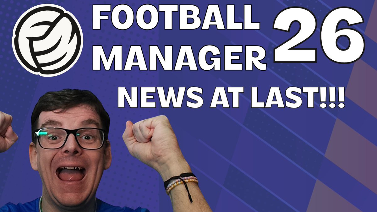 AT LAST!! Some news about #fm26 

youtu.be/opUc2cA6G04

#wereback #footballmanager