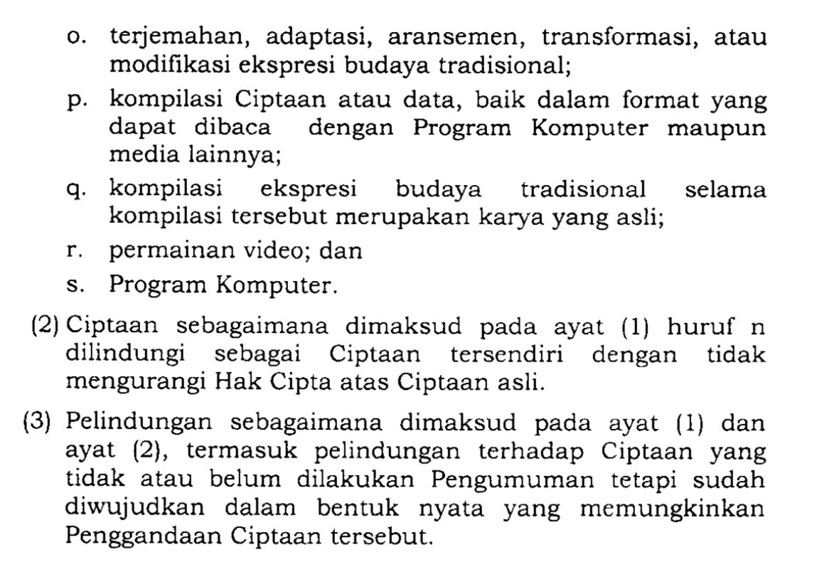 hlhandary's tweet photo. @detikcom Ini UU-nya; UU No 28 / 2014. Suara burung dan suara alam ada di butir berapa ya? Kecuali kalau dipelesetkan bahwa lagu = suara >> maksa. Kalau memang tidak ada, ya jangan meng-ada2. https://t.co/qfZTplHYa0