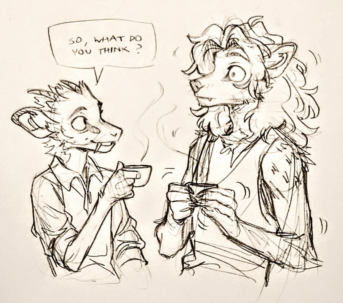 He found out Indy's never tried espresso and needed to rectify this immediately