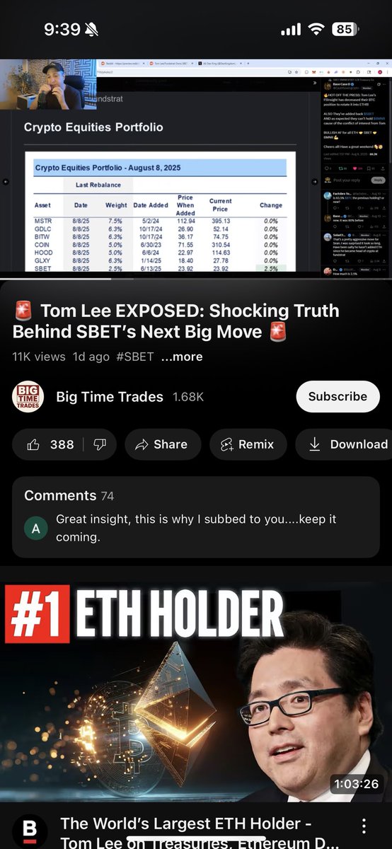 LawsonMack's tweet photo. @MitchMartan98 @fundstrat I went down a rabbit hole and found this video, was the first I saw of it https://t.co/fVrydt3Pwh