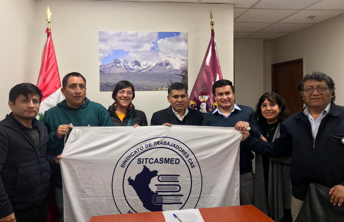 El 12 de julio la junta directiva del SITCASMED y dirigentes de la FENTRACASSE  y CITE PERÚ, se reunieron con el congresista Jaime Quito, donde se abordó la problemática de los trabajadores de PRONIED y el intento del Ejecutivo de vulnerar sus contratos.