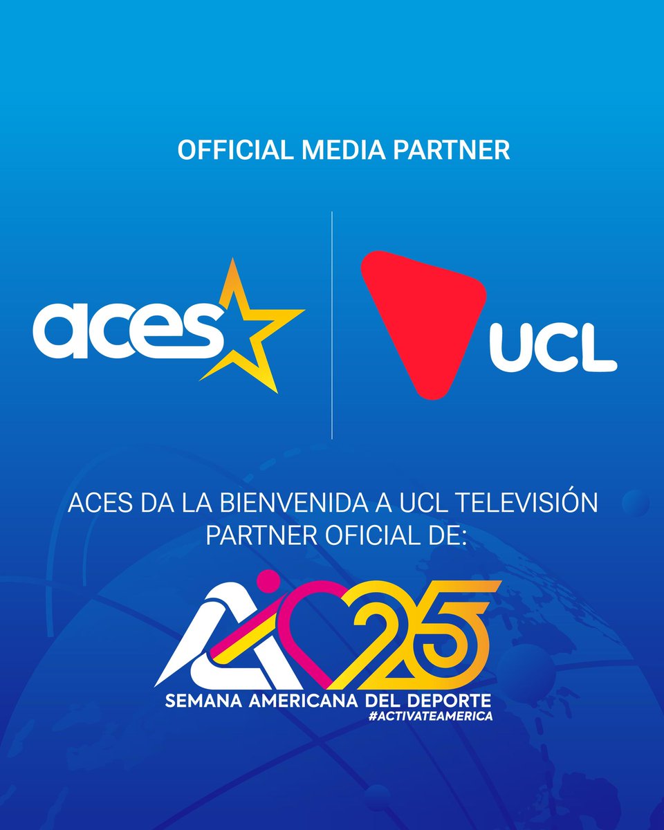 UCL TV joins ACES as media partner for the 2025 American Week of Sport #ActivateAmerica #aces #ucltv