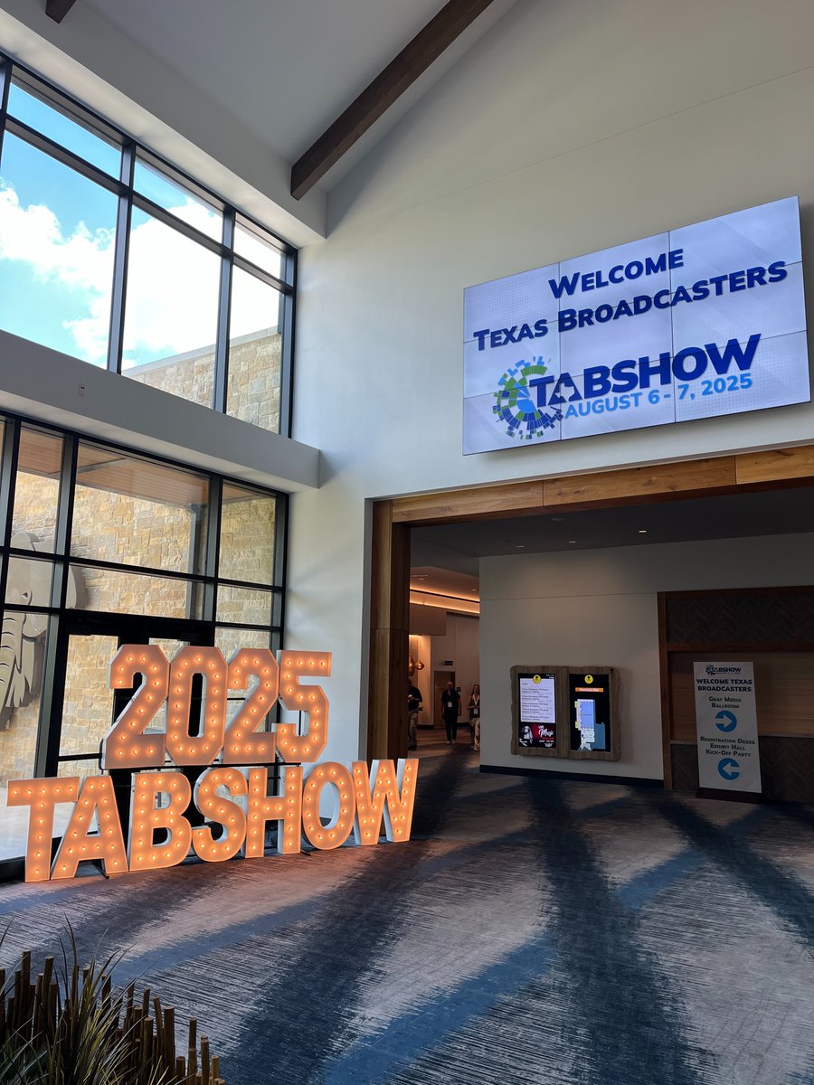 RFSTechnologies's tweet photo. #TABShow2025 was a HUGE success! 
Aug 6–7 in Round Rock, TX: 1,200+ broadcast pros, 125 booths, 32 sessions on AI, IP, marketing &amp; more—plus resort fun 
Thanks to all who made it amazing!
#BroadcastInnovation #Networking #TexasBroadcasters #TradeShowHighlights #RFSTechnologies https://t.co/a2x8vGLSE3
