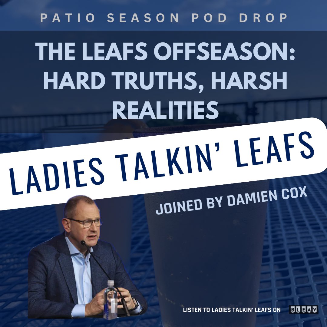 LTL1917's tweet photo. #LTLPodcast🎙️
1st Patio Season episode & we welcome journalist Damien Cox to talk #Leafs
🏒Departures of Brendan Shanahan
& Mitch Marner
🏒Thoughts on GM Brad Treliving’s summer moves & a lot more!
Follow & Listen on BLEAV or your fave podcast app!
👇
https://t.co/9bg0ZMPHQo https://t.co/ahyfbBwY7T