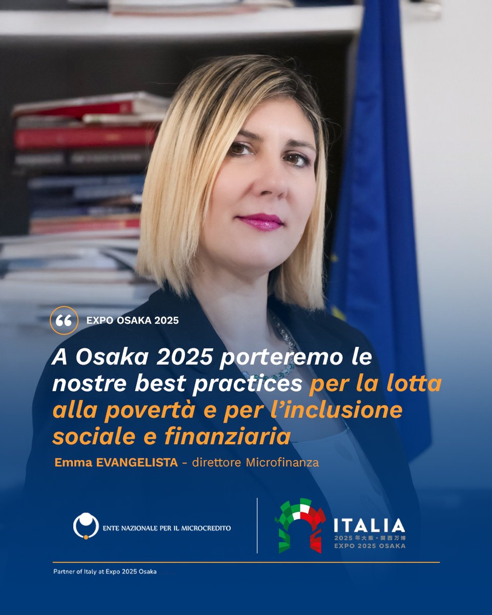 📢 L’ENTE NAZIONALE MICROCREDITO A OSAKA 2025

“Obiettivo è quello di promuovere la crescita e l’internazionalizzazione del microcredito e della microfinanza e in particolare della via italiana al microcredito [...]". (<a href="/EmmaEvangelista/">Emma Evangelista</a>)

<a href="/ItalyExpo2025/">Italy Expo 2025 Osaka</a>