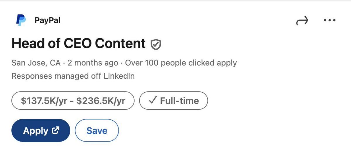 everyone who says PayPal is dumb for spending $200k to hire someone to build its CEO's profile truly doesn't understand the value of brand &amp; distribution in 2025