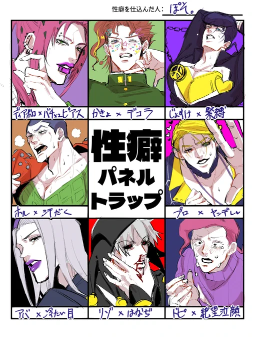 性癖パネルトラップです❤
ご協力いただいた皆さん、ありがとうございました! 